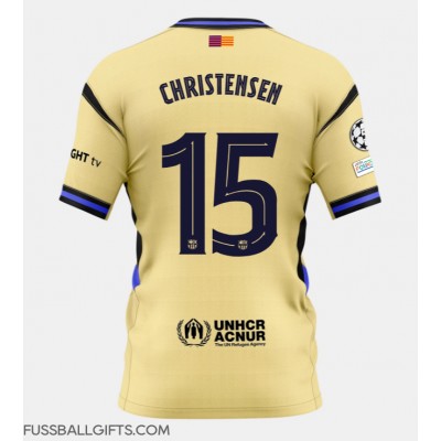 Barcelona Andreas Christensen #15 Fußballbekleidung Auswärtstrikot 2025-26 Kurzarm Barcelona Andreas Christensen #15 Fußballbekleidung Auswärtstrikot 2025-26 Kurzarm